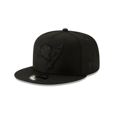 Tampa Bay Buccaneers Gorra | New Era NFL Basic Black On Black 9fifty Snapback Cap Mexico - Negros